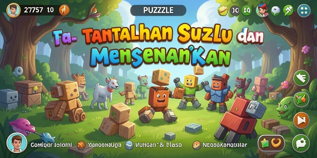 Tampilan gameplay yang menantang dari game Puzzle 2757.