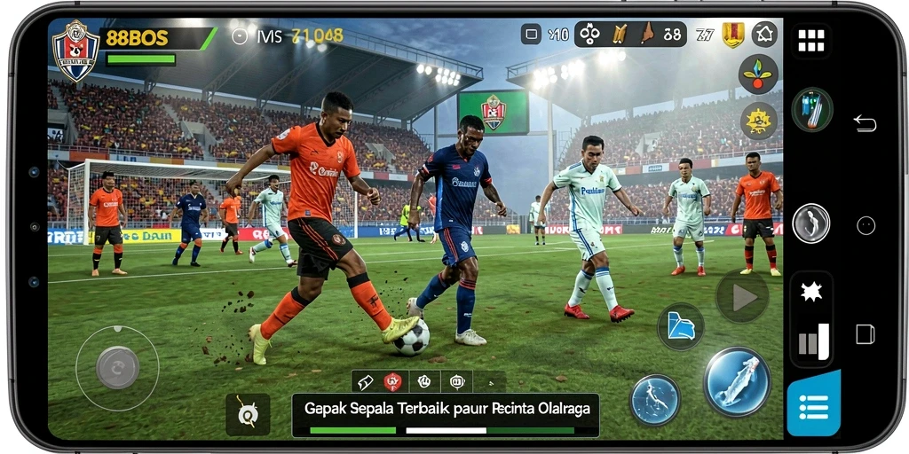 Gameplay seru di 88BOS dengan aksi sepak bola mendebarkan.