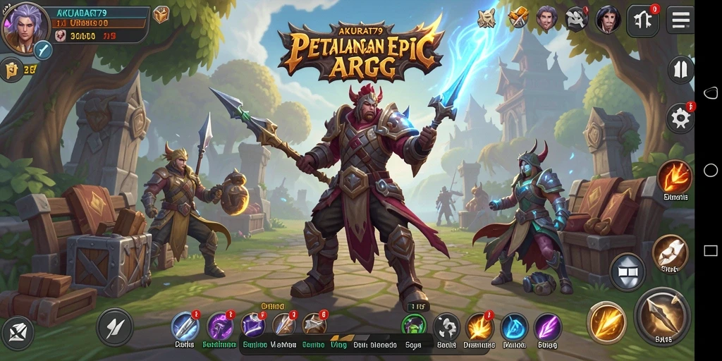 Gameplay seru AKURAT79 dengan grafis menakjubkan dan pertarungan dinamis.