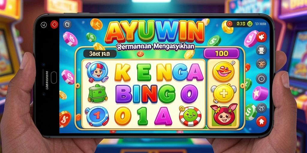 Tampilan gameplay AYUWIN dengan serunya bermain Bingo.