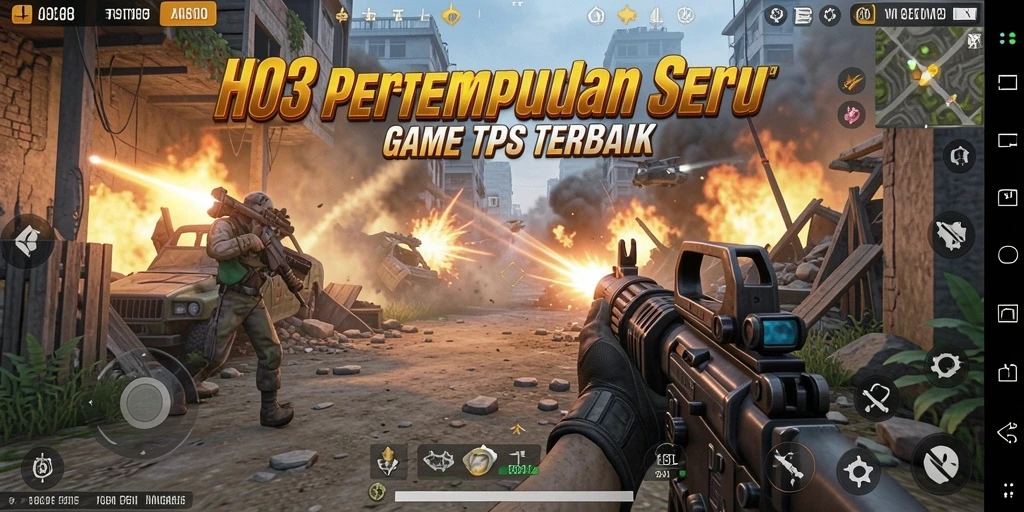 Screenshot gameplay seru dari pertempuran dalam HO3.