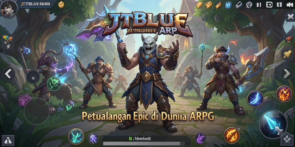 Gameplay JTBLUE menunjukkan aksi seru dan grafis yang memukau.