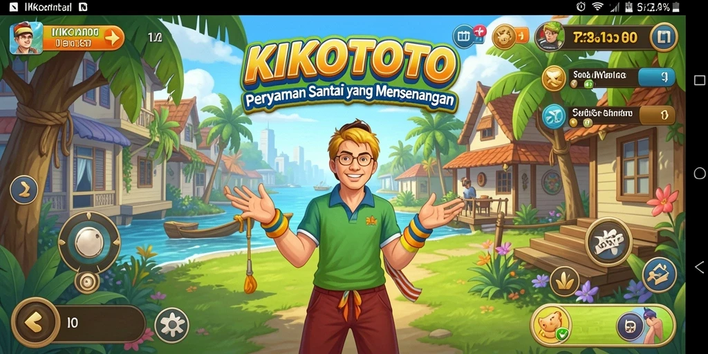 Screenshot KIKOTOTO menampilkan gameplay menyenangkan yang santai.