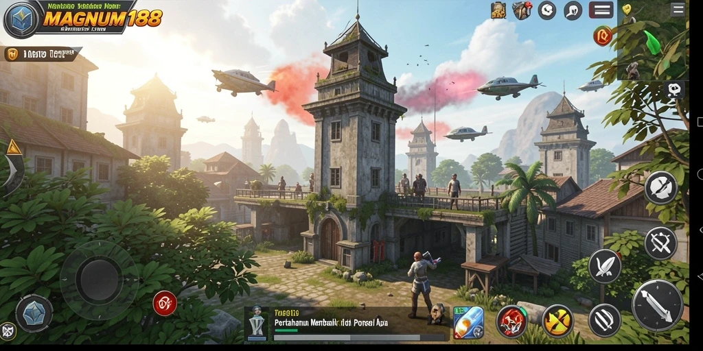 Gameplay menakjubkan dari MAGNUM188 dalam Tower Defense.
