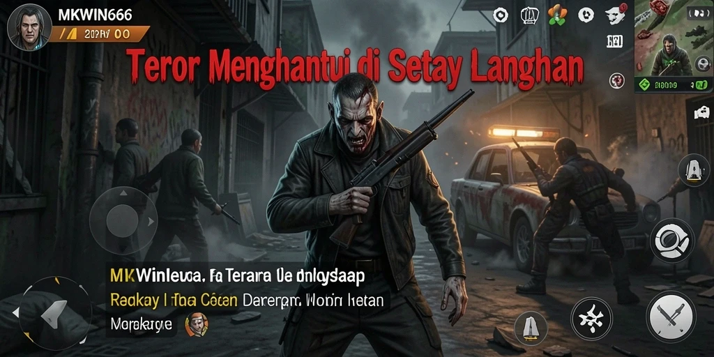 Gameplay menegangkan dari MKWIN666 di tengah suasana kegelapan.