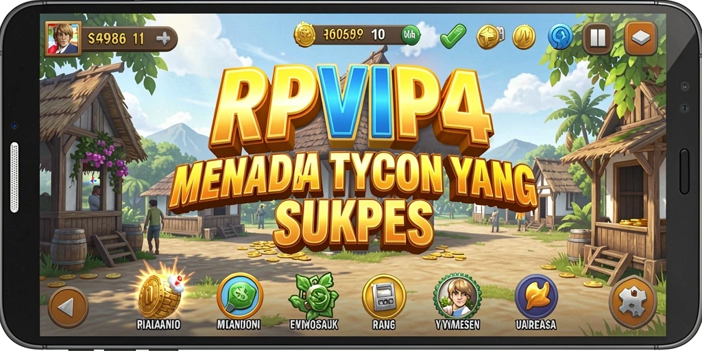 Screenshot gameplay RPVIP4 menampilkan aktivitas pengelolaan bisnis yang seru.