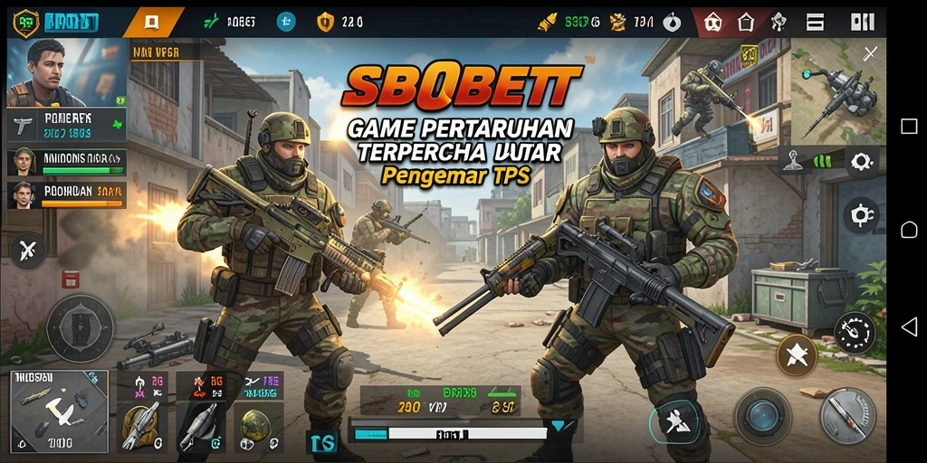 Tampilan menarik dari gameplay TPS SBOBET yang mendebarkan.